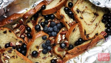 Blueberry Cinnamon Campfire Bread