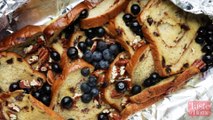 Blueberry Cinnamon Campfire Bread