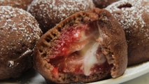 FRIED CHOCOLATE CHEESECAKE STRAWBERRIES