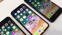 First look Apple Iphone X - Iphone 8 - Iphone 8 Plus at Apple Keynote Event Sept 2017