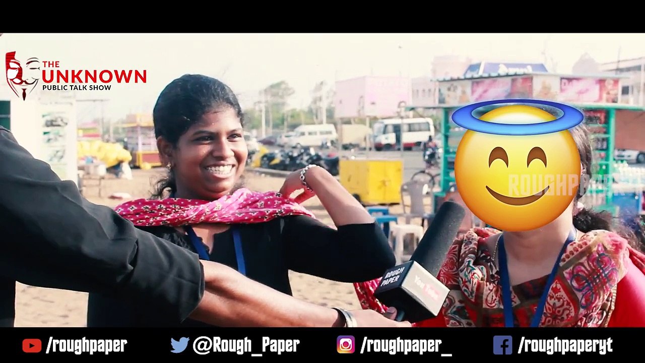 Girls Favorite Emoji _Girls Reactions_ The Unknown_Public Talk Show _ Fun Talk_RoughPaper
