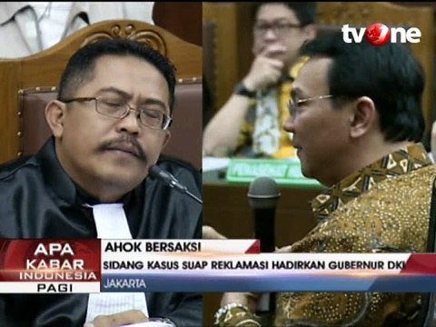 Sidang Kasus Suap Reklamasi Hadirkan Gubernur DKI
