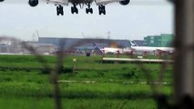 Plane Spotting Emirates SkyCargo EK9866 747-400 Landing and Takeoff