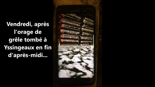 L'entreprise Fayolle subit l'orage de grêle