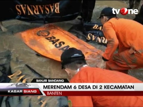 Banjir Bandang di Pandeglang Rendam 6 Desa, 4 Tewas di Mobil
