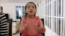 Little Girl Is Singing You Raise Me Up Accompanied By A Piano