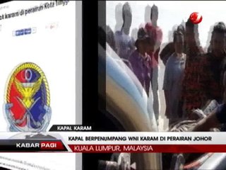 Kapal Berpenumpang WNI Karam di Perairan Johor, 7 Tewas