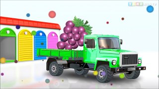 Learn Colors with Fruit Truck Surprise Eggs for Kids | Learn Fruits for Children