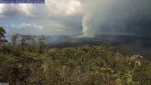 Time-lapse Panorama of Lower East Rift Zone Camera Kilauea Volcano Hawaii