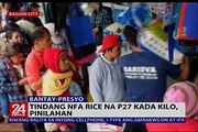 Tindang NFA rice na P27/kilo, pinilahan
