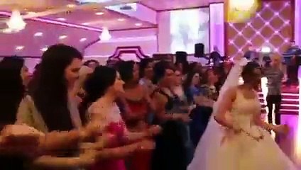 زفاف تركي يجنن مع تحدي بين العريس والعروسه