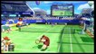 Donkey Kong & Bowser Amiibo vs Toadette - Mario Ultra Smash Tennis Nintendo Wii U 2.08.2017