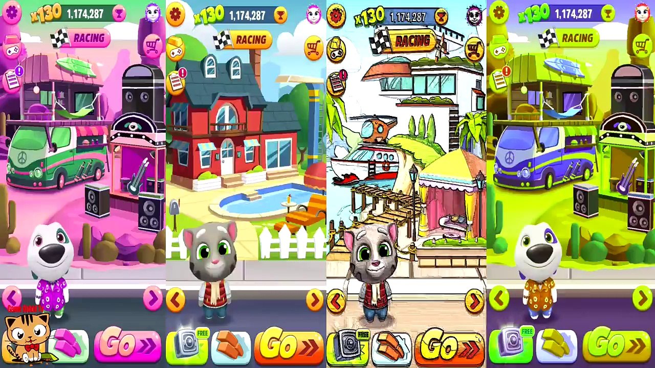 Talking Tom Gold Run 2x FAST Color Bump Map And Reverse Gameplay - video  Dailymotion