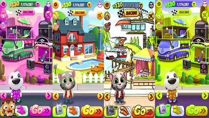 Talking Tom Gold Run 2x FAST Color Bump Map And Reverse Gameplay