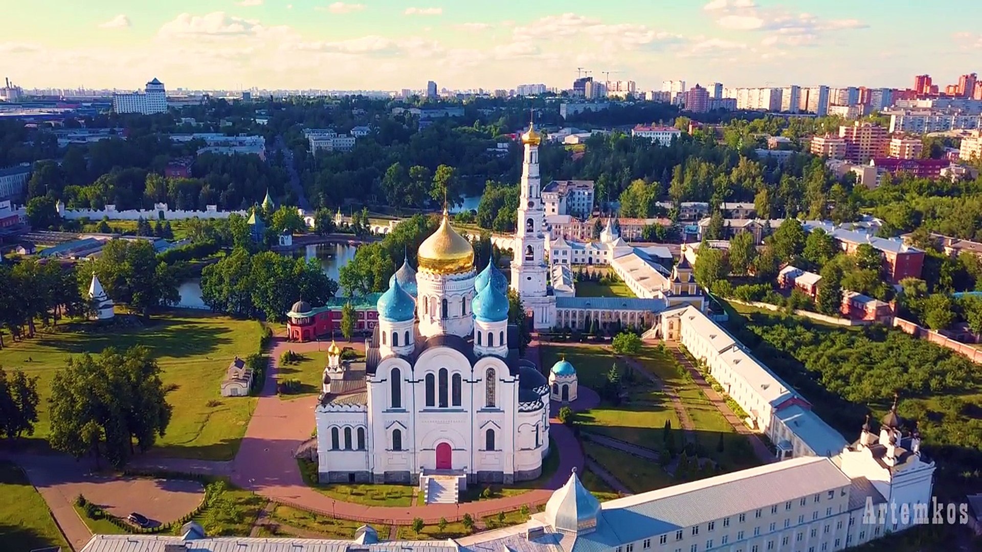 Николо Угрешский монастырь с квадрокоптера