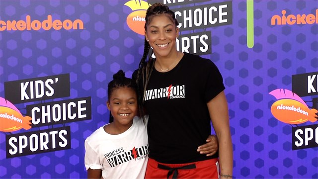 Candace Parker 2018 Kids' Choice Sports Awards Orange Carpet
