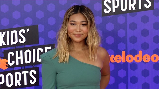 Chloe Kim 2018 Kids' Choice Sports Awards Orange Carpet