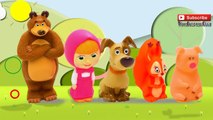 Masha and the Bear Finger Family Collection Lyrics Masha i Medved Nursery Rhyme | ToysSurp