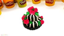 Dolls Food . Monster High Cake. Play Doh for Kids and Beginners. DIY Video for Kids