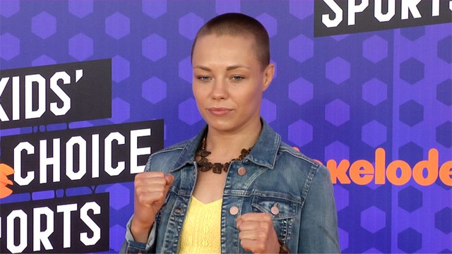 Rose Namajunas 2018 Kids' Choice Sports Awards Orange Carpet