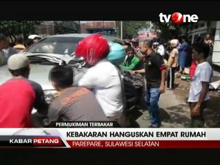 Kebakaran Landa Kawasan Padat di Parepare