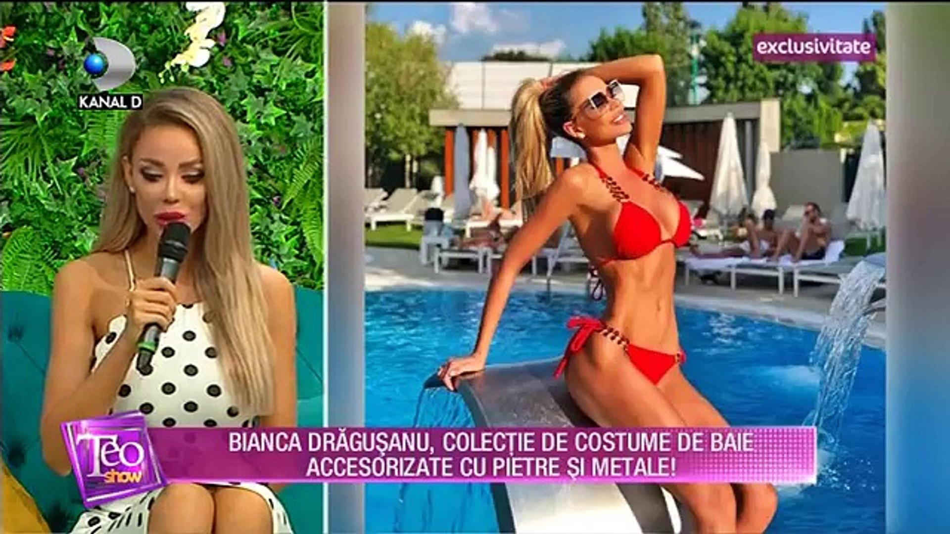 Teo Show (20.07.2018) - Bianca Dragusanu, colectie de costume de baie!  Partea 3 - Video Dailymotion