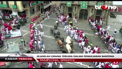 Festival San Fermin, 8 Orang Terluka Diserang Banteng
