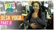 Simple Yoga For Office Workers | Office Yoga | Yoga At Desk | Yoga On The Go With AJ | Yoga At Work