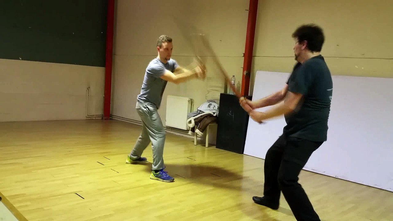 Training Escrime pour Casting. Frédéric Trin