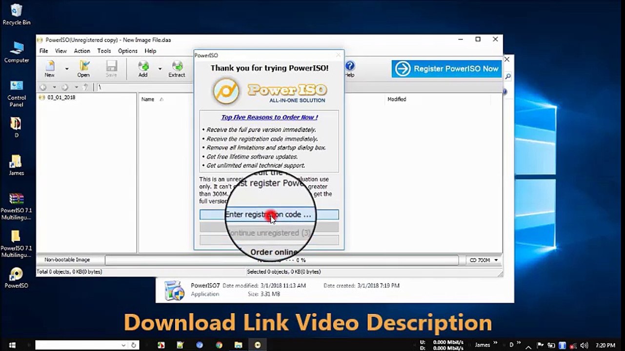 Power ISO Key