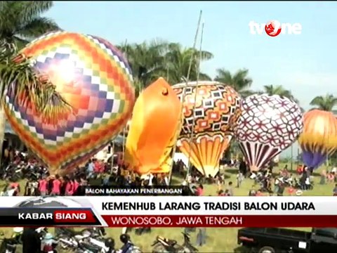 Bahayakan Penerbangan, Kemenhub Larang Tradisi Balon Udara