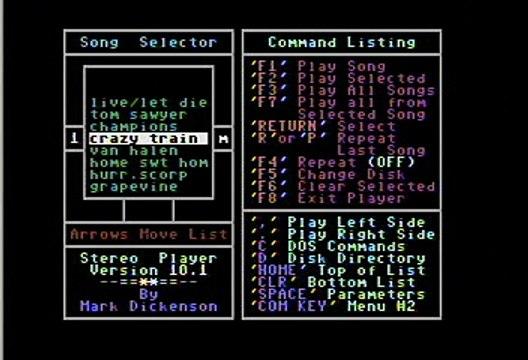 Ozzy Osbourne Crazy Train Commodore 64 Stereo Sid Player Keyboard