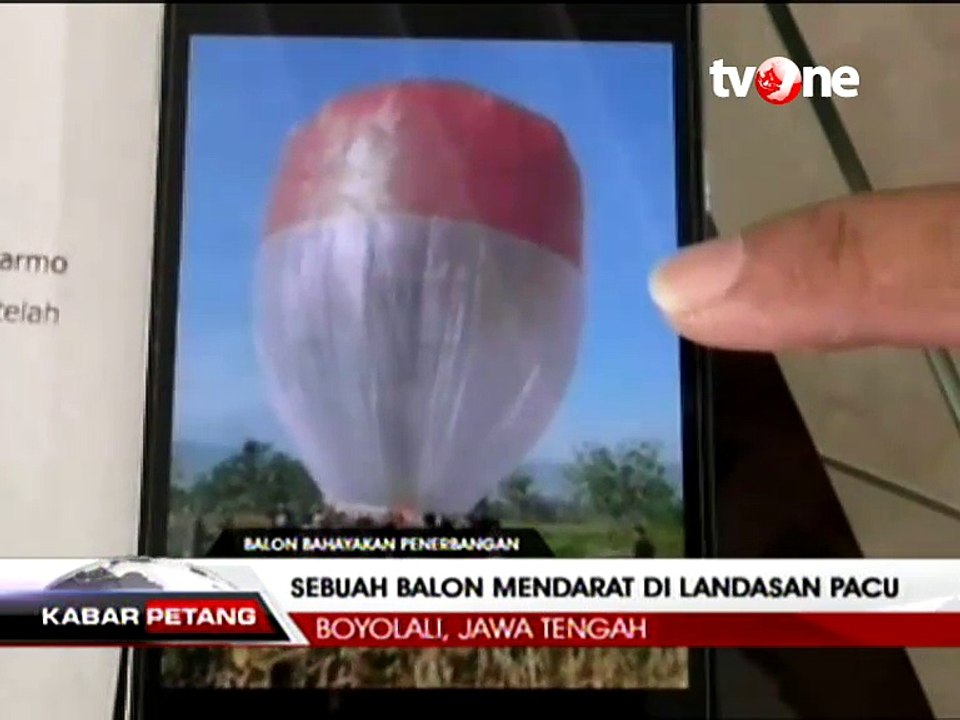 Balon Udara Ancam Keselamatan Penerbangan