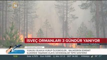 İsveç ormanları 3 gündür yanıyor