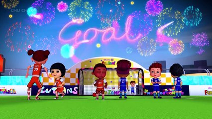 Learn Colors with Football - Kids Play with Colorful Football-Soccer Balls