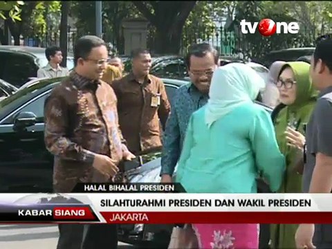 Presiden dan Wakil Presiden Gelar Halal Bihalal di Istana