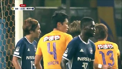 Sendai 2:8 Yokohama Marinos (Japan. J League. 18 July 2018)