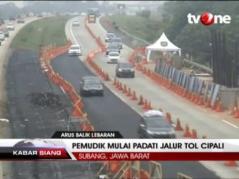Tol Cipali Ambles di KM 103, Arus Balik Lebaran Terganggu