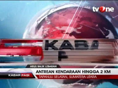 Antrean Kendaraan Arus Balik Padati Jalur Lintas Sumatera
