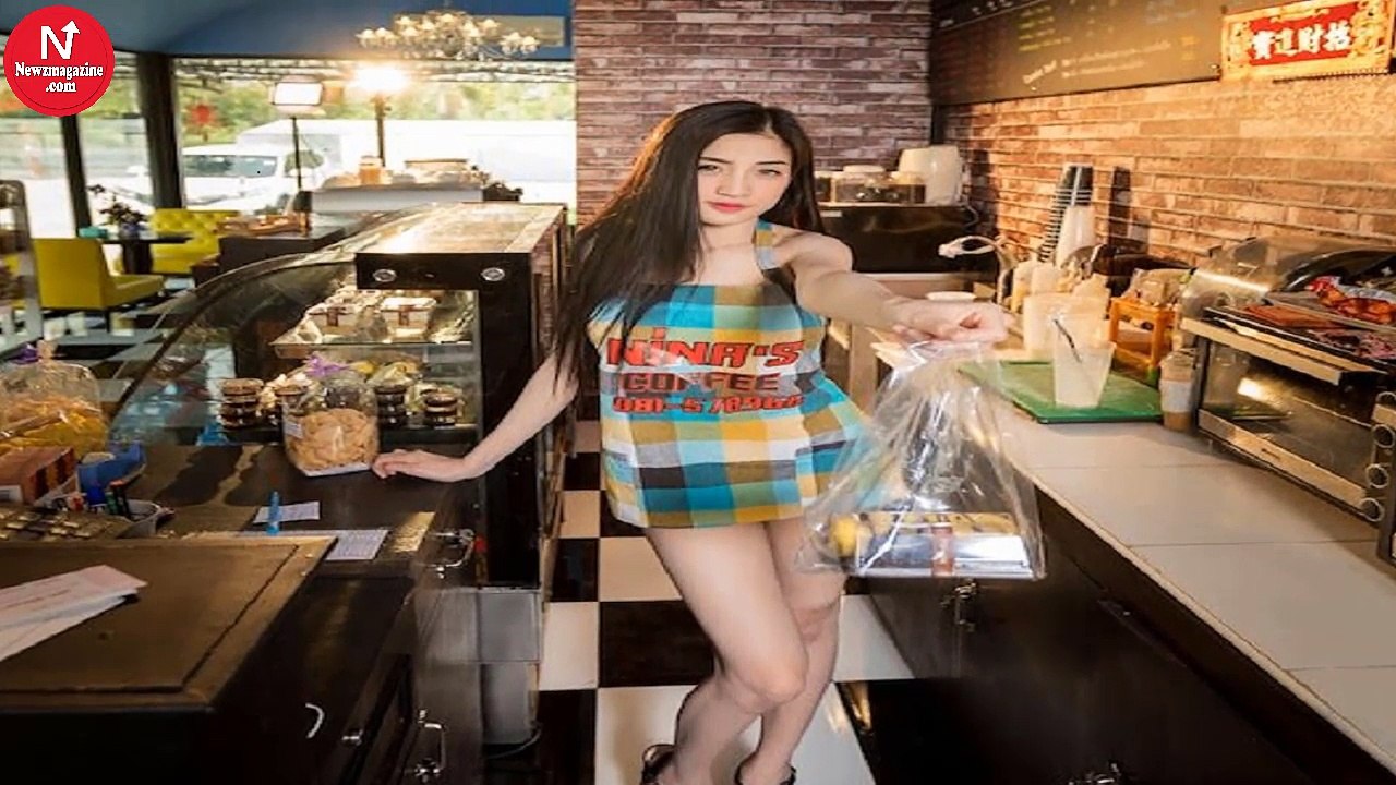 A Bakery Owner Hires A Young Female Shop Assistant Who Liked To Wear Very Short Skirts And Thong Panties.
