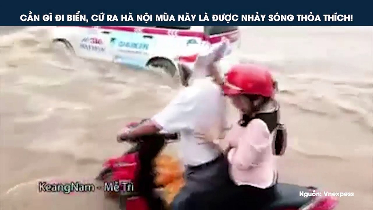 CẦN GÌ ĐI BIỂN, CỨ RA HÀ NỘI MÙA NÀY LÀ ĐƯỢC NHẢY SÓNG THỎA THÍCH!