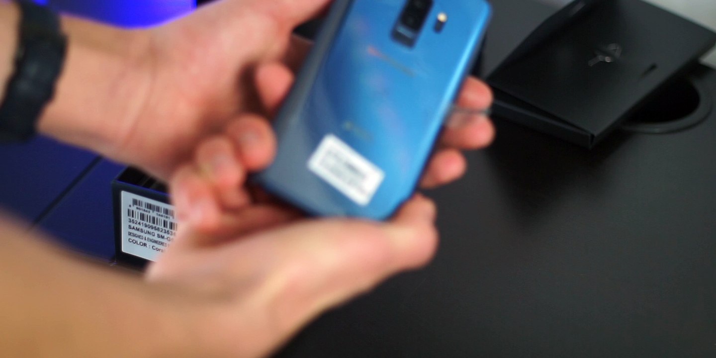  Unboxing du Samsung Galaxy S9+ Bleu Corail 