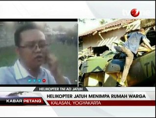 Helikopter TNI AD untuk Pengamanan Acara Presiden Jatuh