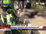 Kelelahan, Pemudik Motor Terjatuh dan Terlindas Bus