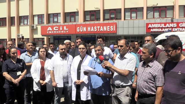 Doktorlardan şiddete tepki - GAZİANTEP