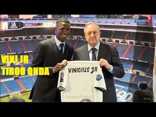 APRESENTAÇÃO OFICIAL DE VINÍCIUS JÚNIOR NO REAL MADRID (20/07/2018)