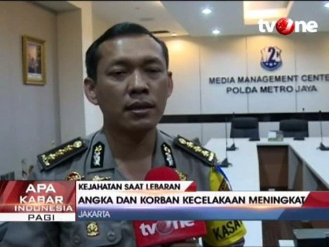 Angka Kejahatan Libur Lebaran Menurun Dibanding Tahun Lalu