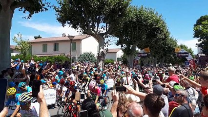 Les coureurs du Tour de France ont quitté Saint Paul Trois Châteaux