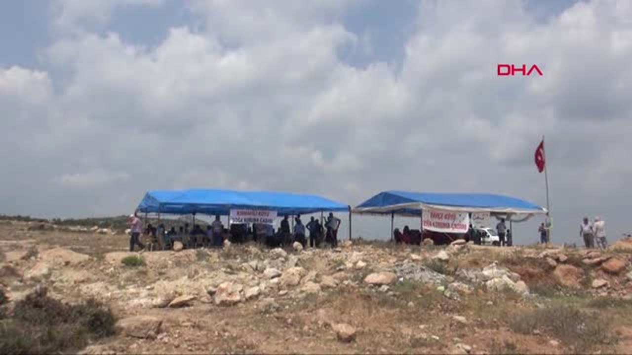 Osmaniye Köylülerden Taş Ocağına Cenaze Namazlı Tepki