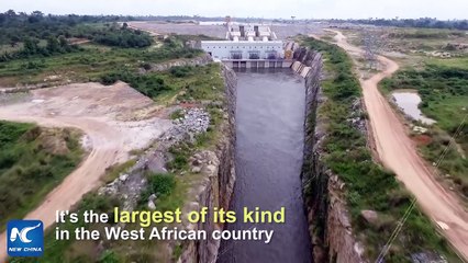 Chinese-built hydropower dam largest of its kind in Cote d'Ivoire